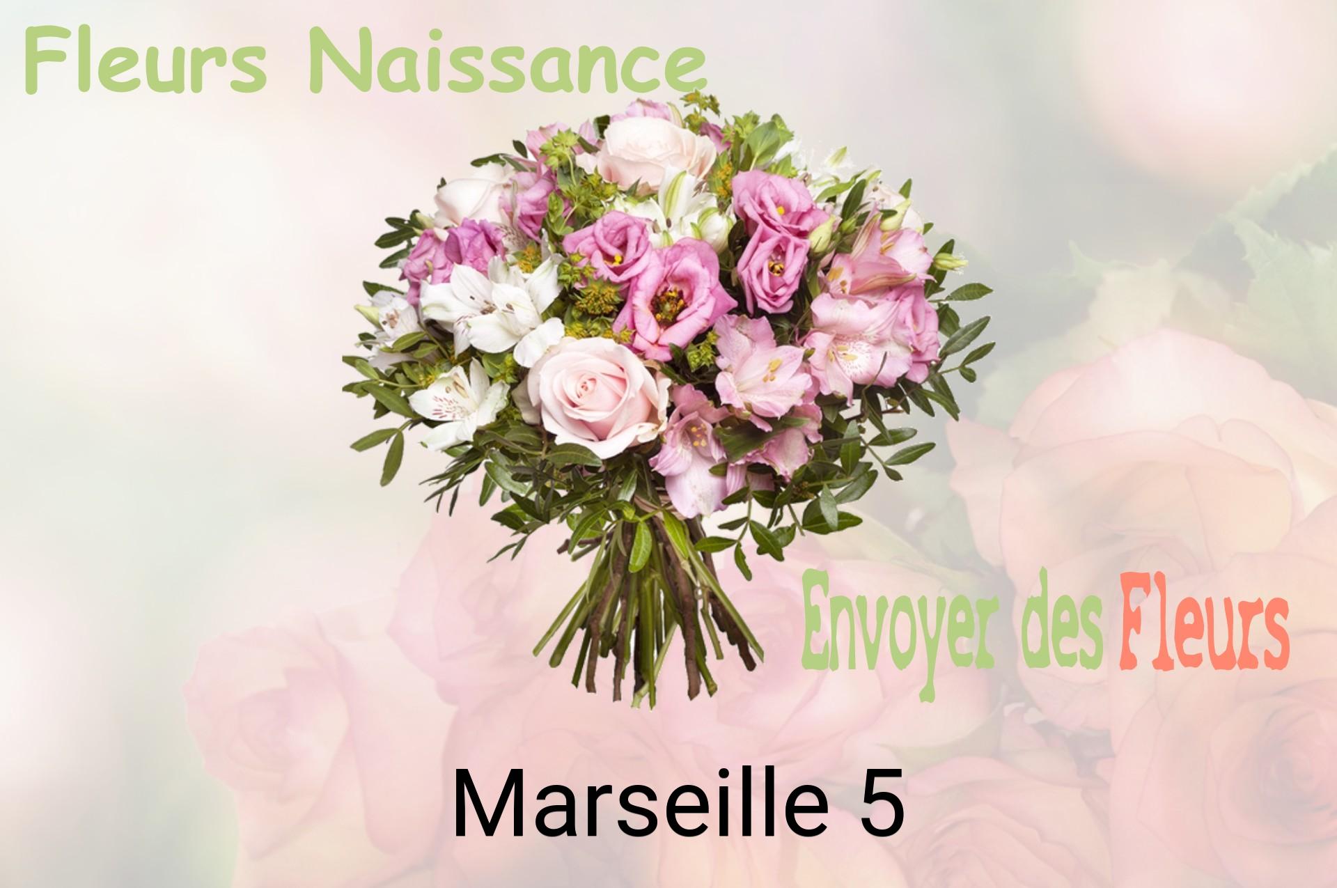 Bouquet de fleurs de naissance livré à Marseille-5